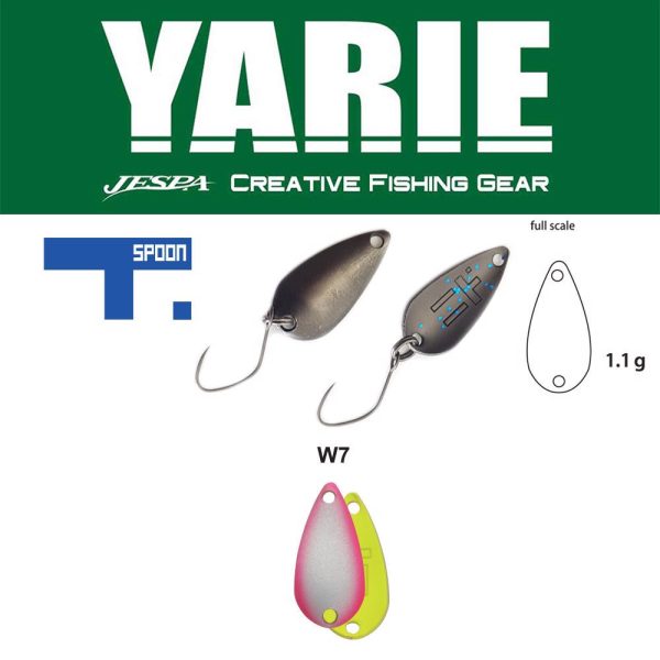 Yarie 706 T-Spoon 1.1gr W7 WPN-N Spoon Lure