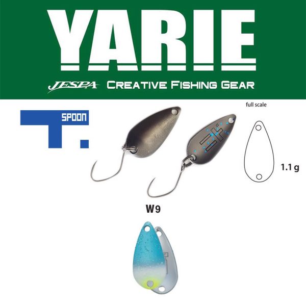 Yarie 706 T-Spoon 1.1gr W9 Blues Spoon Lure