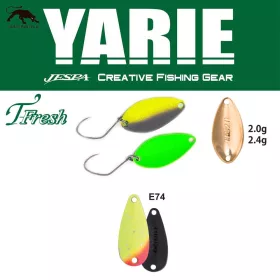 Yarie 708T T-Fresh 2.4gr E74 Lemon Squash Spoon Lure