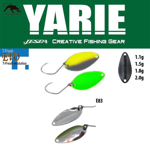 Yarie 708T T-Fresh 2.4gr E83 Sabi Ayu Spoon Lure