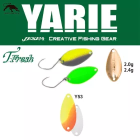 Yarie 708T T-Fresh 2.4gr Y53 Lemon/Orange Spoon Lure
