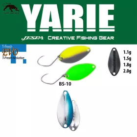 Yarie 710T T-Fresh Evo 1.1gr BS-10 Blue/Silver Spoon Lure