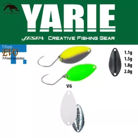 Yarie 710T T-Fresh Evo 1.1gr V6 Uzagin Spoon Lure