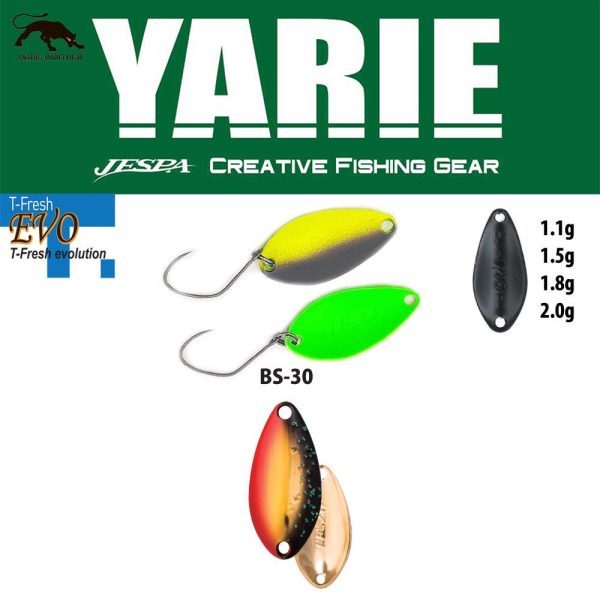 Yarie 710T T-Fresh Evo 1.5gr BS-30 Sunset Line Spoon Lure