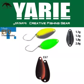 Yarie 710T T-Fresh Evo 1.5gr E67 Winner Brown Spoon Lure