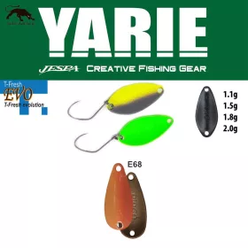 Yarie 710T T-Fresh Evo 1.5gr E68 Caramel Gold Spoon Lure