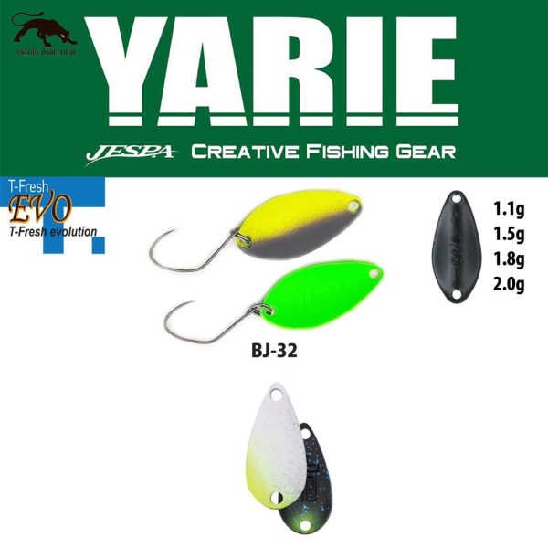 Yarie 710T T-Fresh Evo 1,8gr BJ-32 Hayato SP Spoon Lure