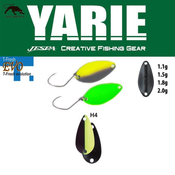 Yarie 710T T-Fresh Evo 1.8gr H4 KM Haif Spoon Lure