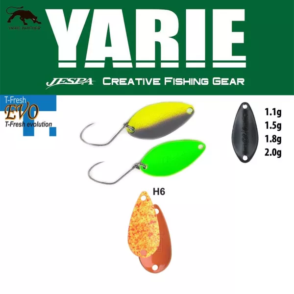 Yarie 710T T-Fresh Evo 1.8gr H6 Daidai Squash Spoon Lure
