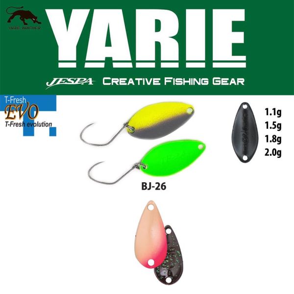 Yarie 710T T-Fresh Evo 2,0gr BJ-26 Noriko Spoon Lure