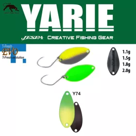 Yarie 710T T-Fresh Evo 2,0gr Y74 Green/Lemon Spoon Lure