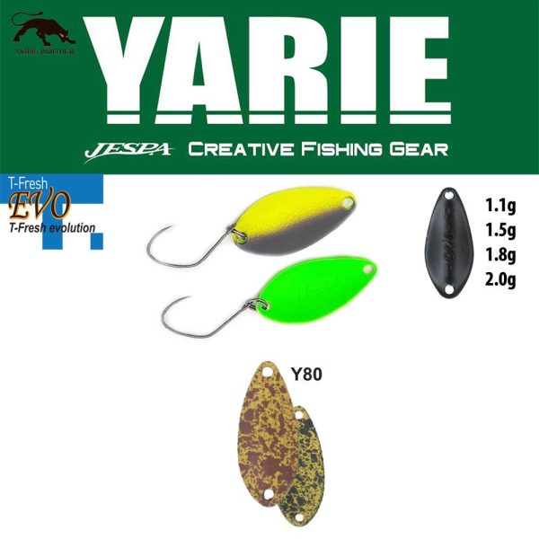 Yarie 710T T-Fresh Evo 2.0gr Y80 Karasi Spice Spoon Lure