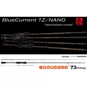  Yamaga Blanks Blue Current 73ALL Range TZ-Nano Professor 2,22m 0,5-12gr 2-Piece Spinning Rod