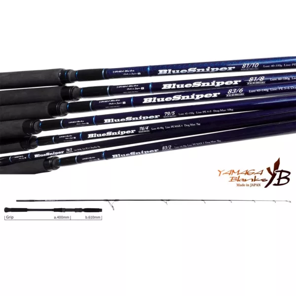 Yamaga Blanks Blue Sniper 74/3 RGD Mode 2,26m 30-60gr Butt-Jointed Spinning Rod