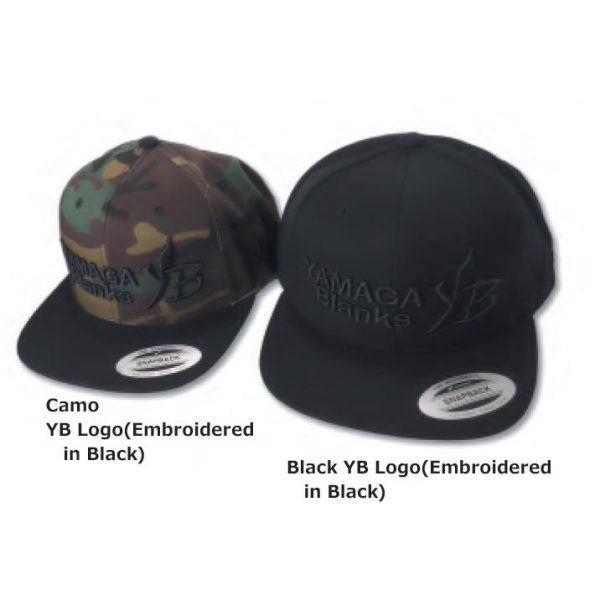 Yamaga Blanks Flat Visor Black YB Baseball Cap