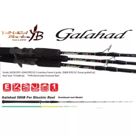   Yamaga Blanks Galahad 586B Cast 1.74m 350gr 1 Piece Spinning Rod