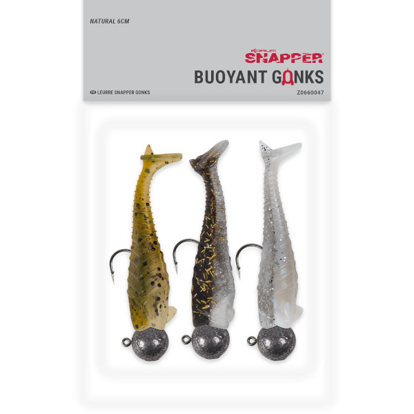 Z Predator BUOYANT GONKS - 9CM NATURAL plastic artificial bait