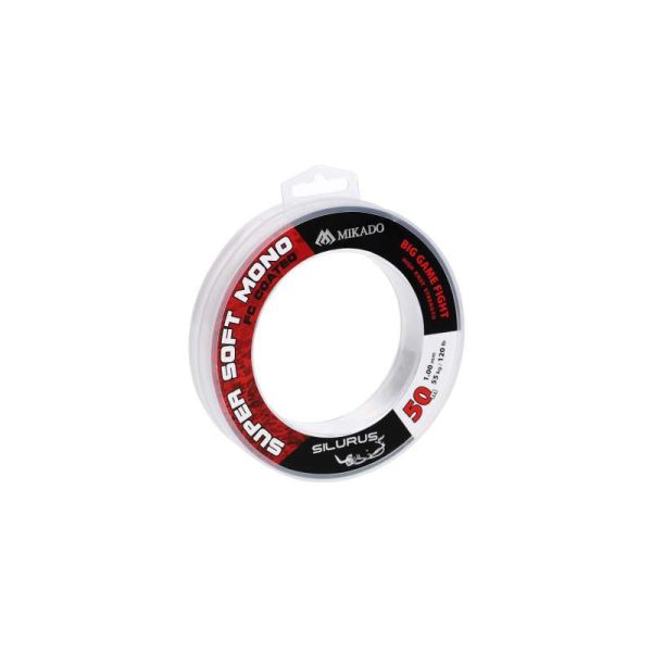 Mikado Jaws Super Soft Mono 1mm 50m monofilament leader
