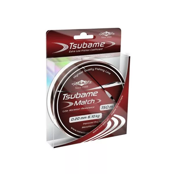 Mikado Tsubame Match 0,22mm 150m Burgundy Monofilament Main Line